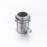 Quality Galvanized Electrical Conduit Fittings 1 2 EMT Connector ZINC Material for sale