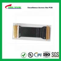 China Sillkscreen Flexible PCB Fabrication , Mobile Phone PCB Board Black Solder Mask factory