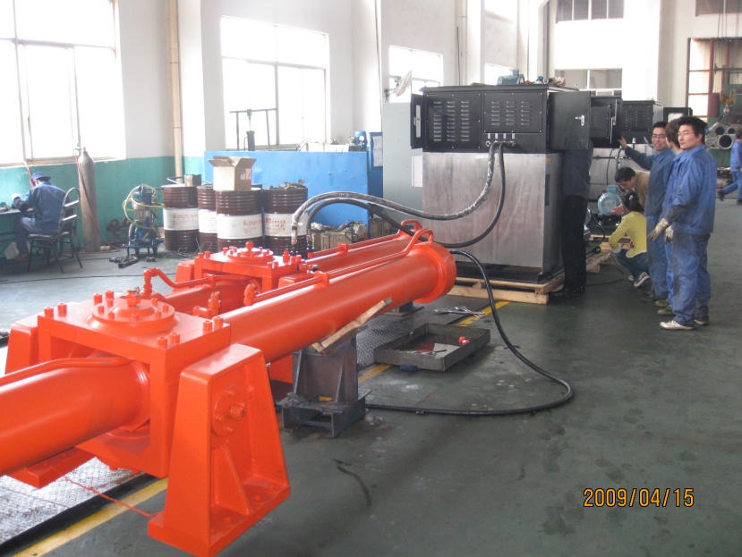 China Custom Miter Gate Hydraulic Pressure Cylinder Horizontal Flat Standard Hydraulic factory