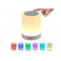 China Color Changing Mini Wireless Bluetooth Speaker , Touch Control Night Light Bluetooth Speaker factory