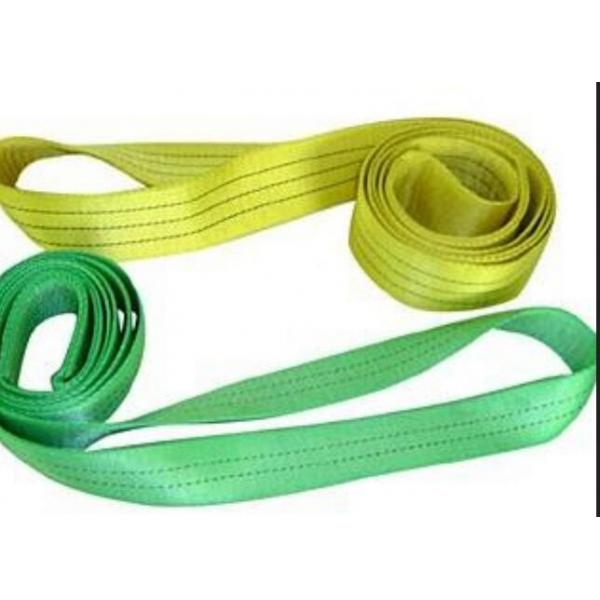 Quality 4 Inch Eye And Eye Sling Polyester Material 11500 LBS Crane Slings Rigging for sale