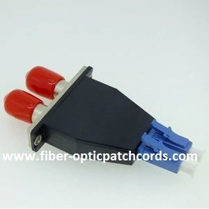 Quality Duplex Fiber Optic Cable Adapter ST Female To LC Male Hybrid Adapter for sale