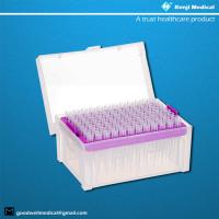 China Ultra clear polypropylene Sterile Pipette Tips , 200 Microliter Pipette Tips factory