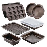 China cake pan, Commercial Baking Tray Brown Baking Pan Non-Stick Oven Tray Bakeware Nonstick Cookie Baking Sheets factory