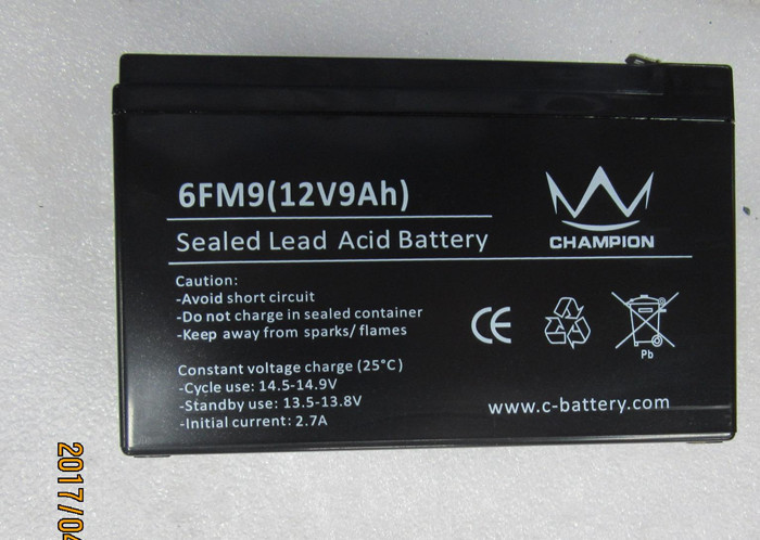 China Long life sealed lead acid battery 12v9ah high rate long discharge time UPS power factory