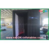 China Photo Booth Props Black Arc Shape Inflatable Photo Booth Enclosure Wholesale Photobooth With Print factory