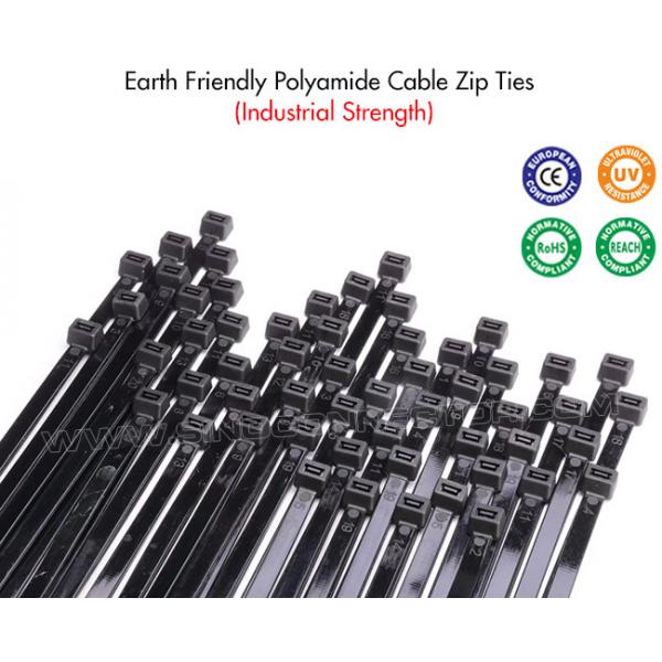 Quality Color Plastic Cable Ties 2.5x100mm, Premium Nylon 66 Zip Tie Strap with 18lbs for sale