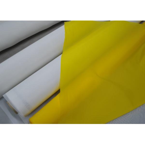 Quality 45" White 160 Mesh Screen Polyester Printing For Glass / Ceramic , FDA Listed for sale