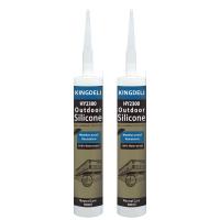 Quality Black White Window Silicone Caulk Weather Resistant With 280ml 300ml for sale