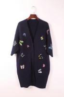 Buy cheap V neck short sleeve elegant mink cashmere coat from wholesalers