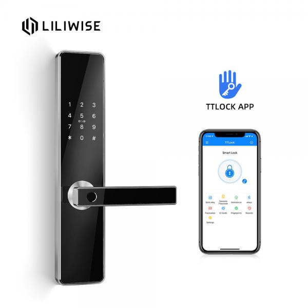Quality Smart Bluetooth Door Lock Wifi App Remote Identification Fingerprint Security for sale