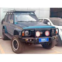 China 4x4 Nissan Patrol Y60 Front bumper Bull Bar For compatible winch factory