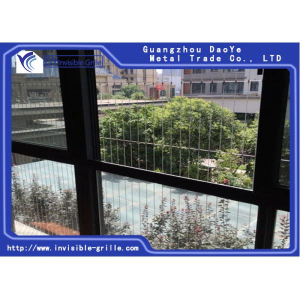 Quality Child Proof Nets Door Window Security Grill , Safety Casement Invisible Grille for sale