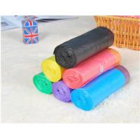 Quality HDPE Packaging Home Garbage Bags , Drawstring Trash Can Liners Customized Size for sale