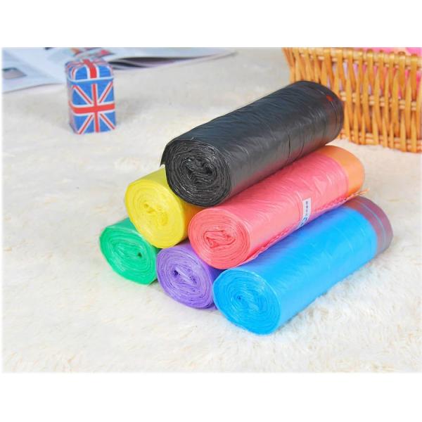 Quality Drawstring Waterproof Strong Trash Bags Logo Printing LDPE Material for sale