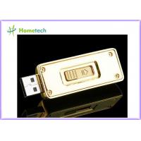 Quality Original Toshiba Chip set Metal Gold Bar Thumb Drive for sale