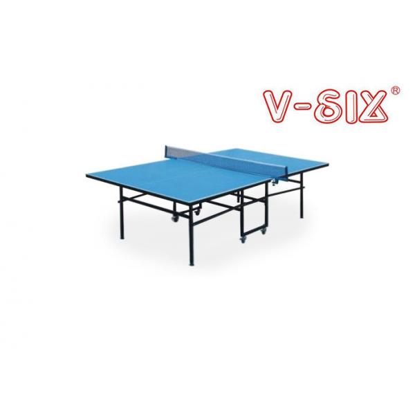 Quality Blue Top Foldable Table Tennis Table Indoor Standard Size With 16mm Table for sale