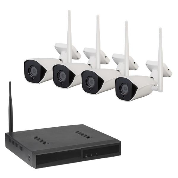 Quality 4/8 Channel Security Smart Home 1080P NVR Wireless CCTV Camera System With for sale