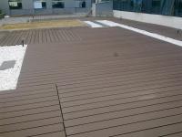 China Waterproof WPC Deck Flooring For Garden , Playground And Outdoor Decorative factory