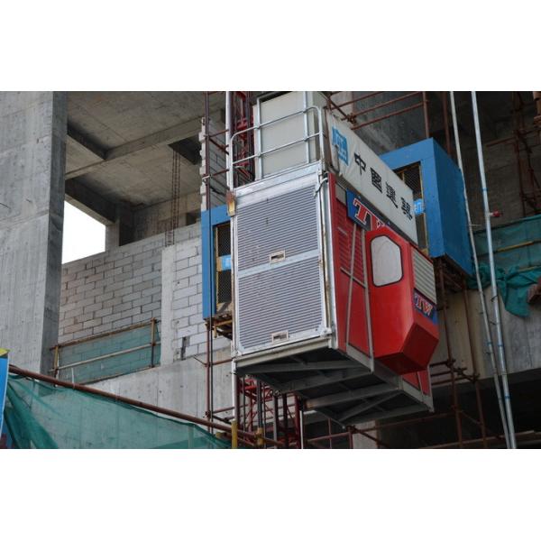 Quality 30m/Min Fixed Speed Construction Passenger Hoist Lift SC200 for sale