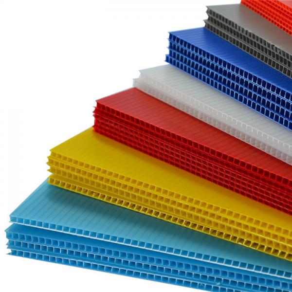 Quality Translucent 4mm Corrugated Plastic Sheet Polypropylene Fluted Board for sale
