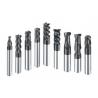 China HRC65 Carbide 2 Flutes Ball Nose End Mill With Nano Coating Tungsten Carbide End Mill factory