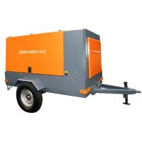 China 118kw 388cfm Portable Diesel Air Compressor Mining Engine Driven factory