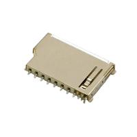 China Short Body 9Pin SD Memory Card Connector Push Push Type Copper Shell factory