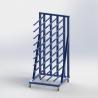 China 5FT Length Vinyl Rolling Industrial Display Stands , Heavy - Duty Display Stands factory