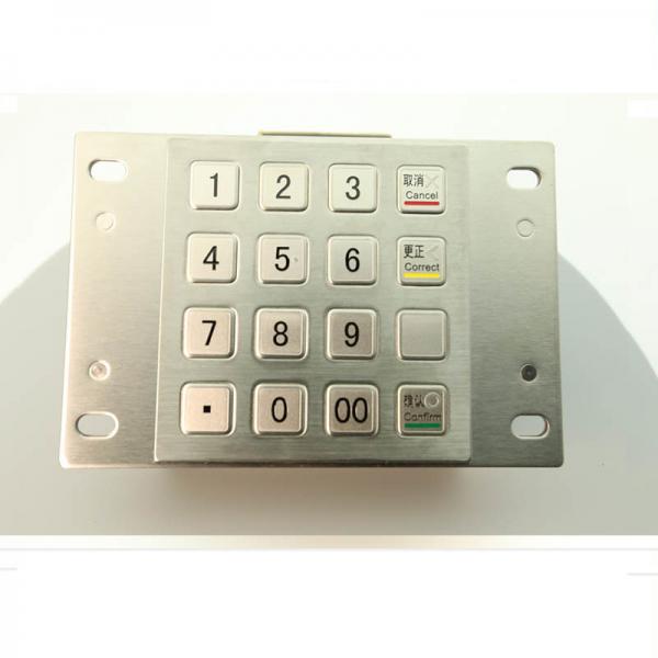 Quality IP65 Waterproof USB RS232 Payment EPP ATM Keypad Stainless Steel 304 for sale