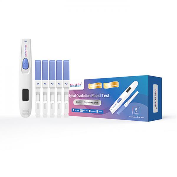 Quality 5mins Women High Accurate Digital LH Test Kit LH 10 + 1 CE0123 Ovulation Pregnancy for sale