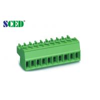 Quality Female Sockets Pluggable Terminal Blocks for Electric Power , Pitch 3.81mm, 300V for sale