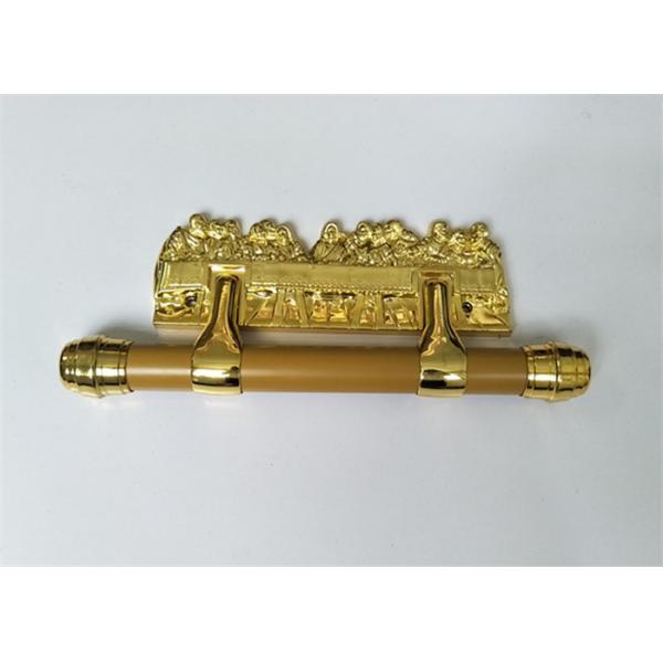 Quality Heavy Duty Plastic Coffin Handles / Gold Metallzation Casket Accessories for sale