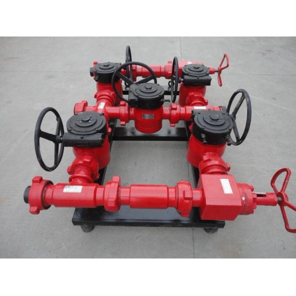 Quality High Pressure Hydraulic Choke Manifold Oil And Gas Drilling Equipment 3 1 / 8