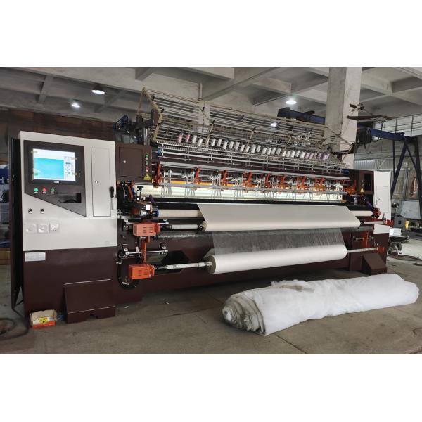 Quality 1400rpm  High Speed Multi Needle Lock Stitch Quilting Machine 112 Inch  For Home Textile for sale