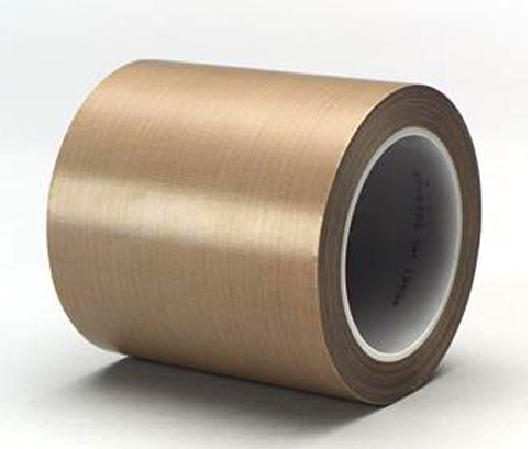 Quality PTFE Coated Fiberglass Tape Heat Resistant Silicone Adhesive Tape 0.08mm for sale