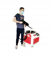 China Handheld Laser Rust Removal Machine / 1000w Laser Rust Remover Stone Cleaning factory