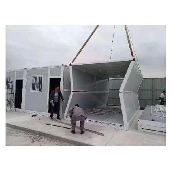 Quality Quick Build  Folding Container House Modular Wind Resistance Steel Structure for sale