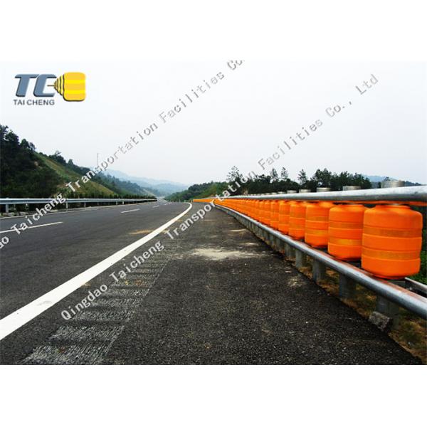 Quality Hot Dip Galvanizing Rolling Guardrail Barrier Anti Collision Roller Barrel for sale