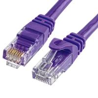 Quality Purple Gold Plated Cat6a Network Cable Category 6a Ethernet Cable 1.8m 2m for sale