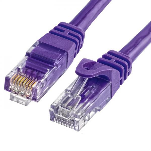 Quality Durable 10Gbps Purple Cat 6 Ethernet Patch Cable Cat6 Network Cable 25ft 100ft for sale