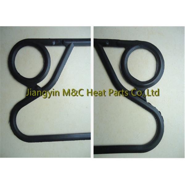 Quality T4 Professional Heat Exchanger Gaskets Custom Size Thickness Black Color  PHE Parts for sale