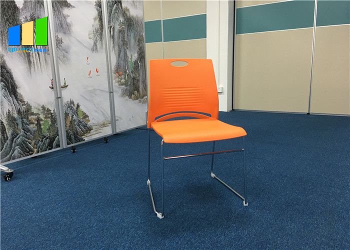 China Polypropylene Plastic Office Visitor Chair Customized Stackable Training Chairs factory