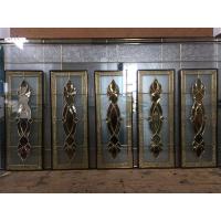 China Antique Stained Glass Entry Door Glass Inserts Suppliers With 15 Years Of Experience factory