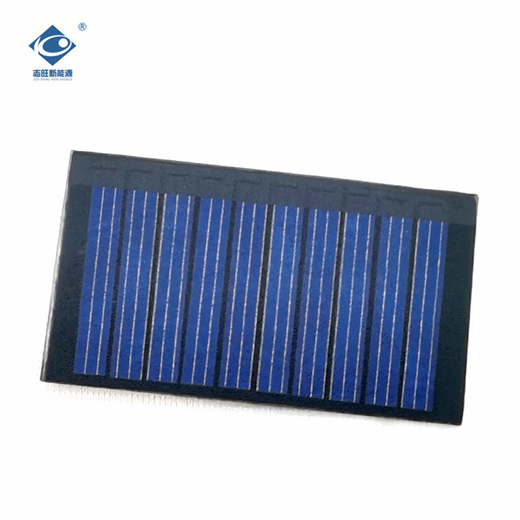China ZW-537307 ETFE/PET Semi Flexible Solar Panel 0.15W PET Laminated Small Size factory