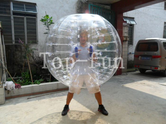 China PVC / TPU Durable Clear Inflatable Body Bumper Ball / Bounce For Playground Sports Games factory