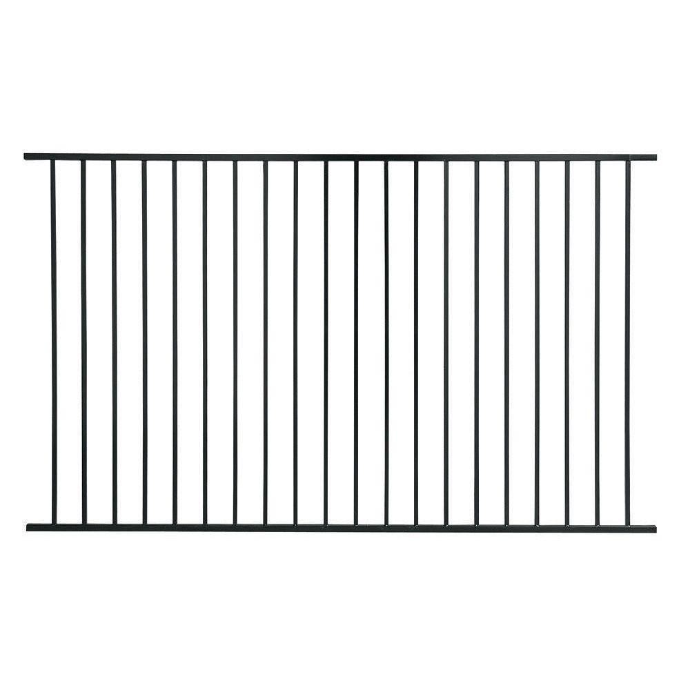China Metal Picket Ornamental Iron Wrought Fence Galvanized 8ft 7ft factory