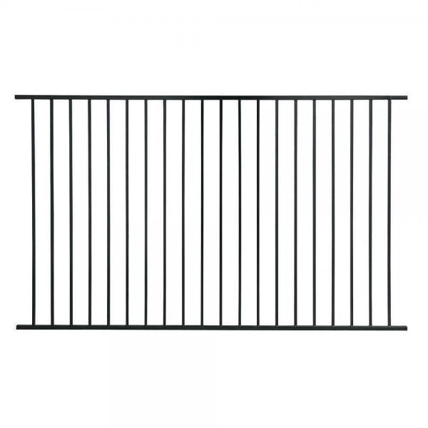 Quality Metal Picket Ornamental Iron Wrought Fence Galvanized 8ft 7ft for sale