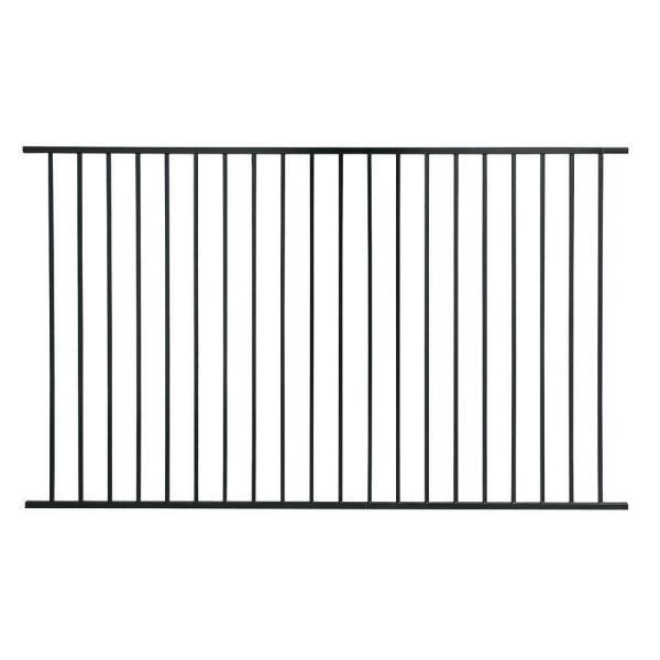 Quality Metal Picket Ornamental Iron Wrought Fence Galvanized 8ft 7ft for sale