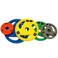 Quality Non Deformation Rubber Coated Gym Bumper Plates Colorful Competition Kg Plates for sale